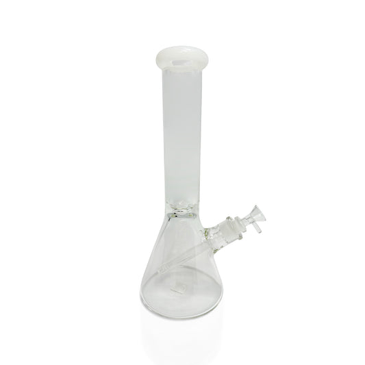 CLEAR TALL BEAKER BONG 14"