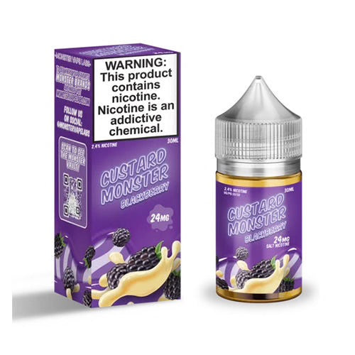 CUSTARD MONSTER SALT - BLACKBERRY 30ML