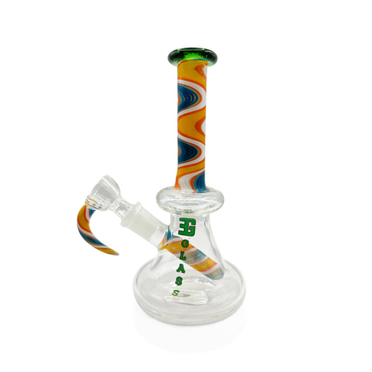 EG GLASS BEAKER BONG 6"