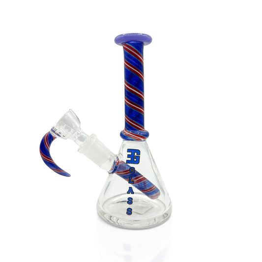 EG GLASS BEAKER BONG 6"