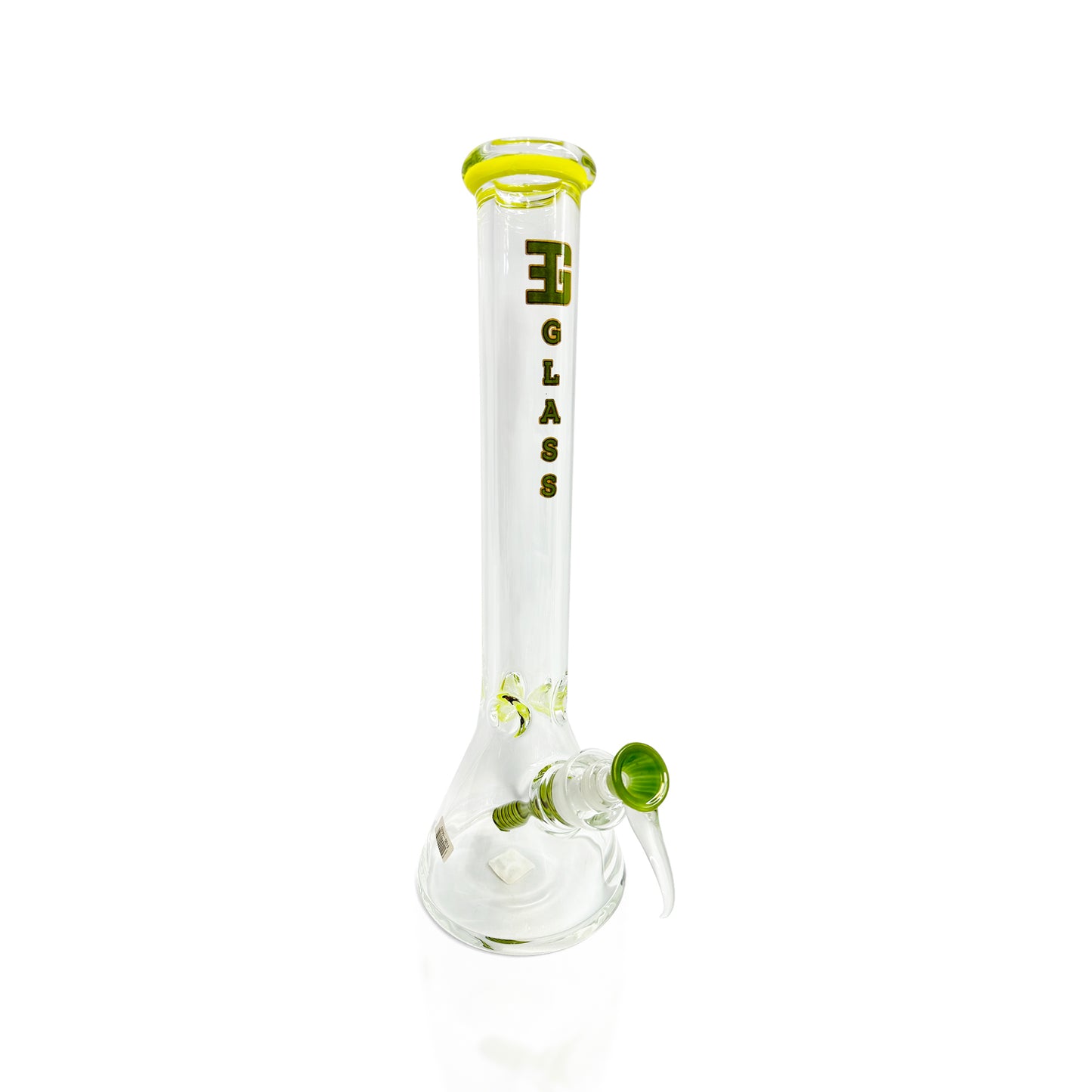 EG CLASS TALL CLEAR BEAKER BONG 16"