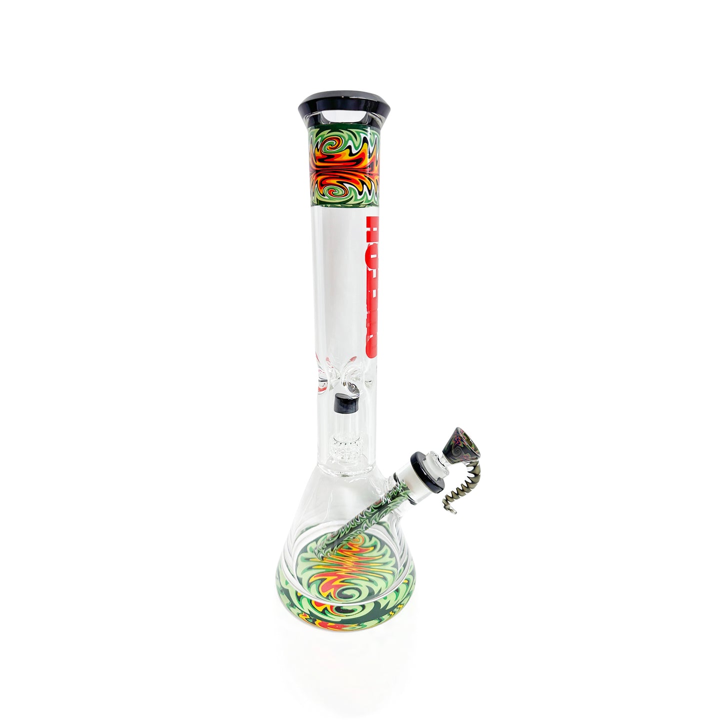 CHEECH GLASS FANCY DESIGN BONG 16"