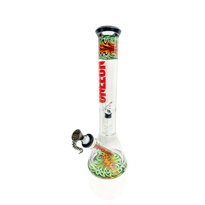 CHEECH GLASS FANCY DESIGN BONG 16"