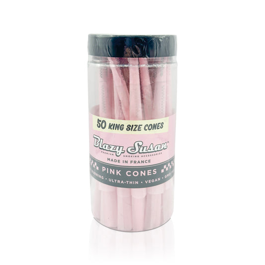 BLAZY SUSAN PINK PRE ROLLED CONES KING SIZE 50 PACK