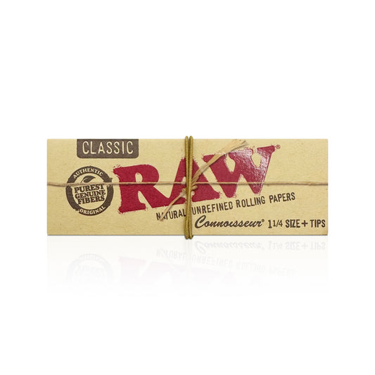 RAW CLASSIC CONNOISSEUR PAPERS 1 1/4 SIZE