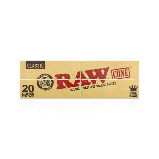 RAW PRE ROLLED CONES KING SIZE - 20 PACK