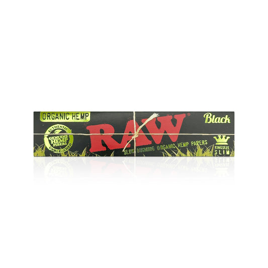 RAW BLACK ORGANIC HEMP KING SIZE PAPERS