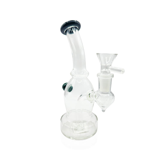 SMALL MINI SIZE BONG WITH BENT NECK 6.5"