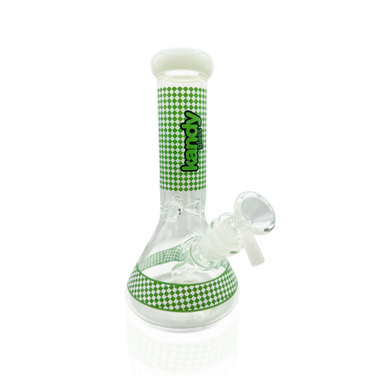 KANDY GLASS SMALL BEAKER BONG 8"