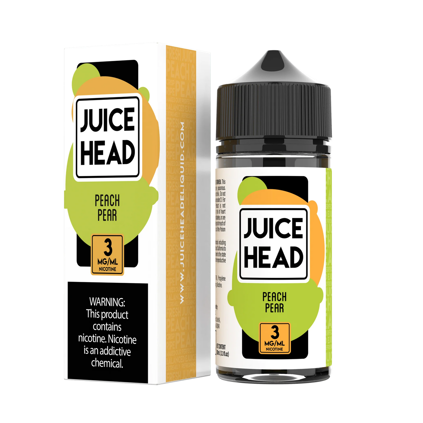 JUICE HEAD - PEACH PEAR 100ML