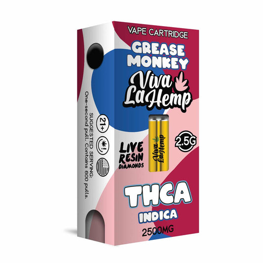 VIVA LA HEMP THCA CART 2.5G - GREASE MONKEY