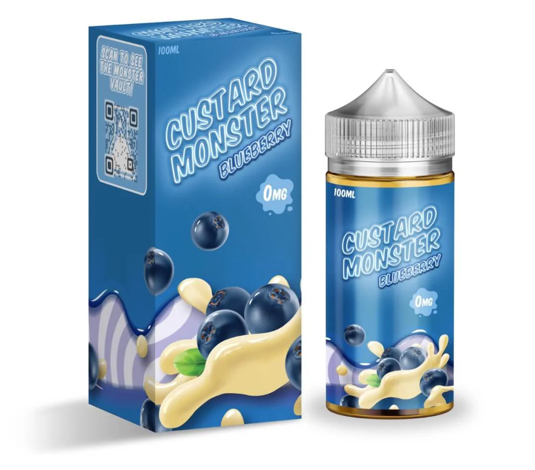 CUSTARD MONSTER - BLUEBERRY 100ML