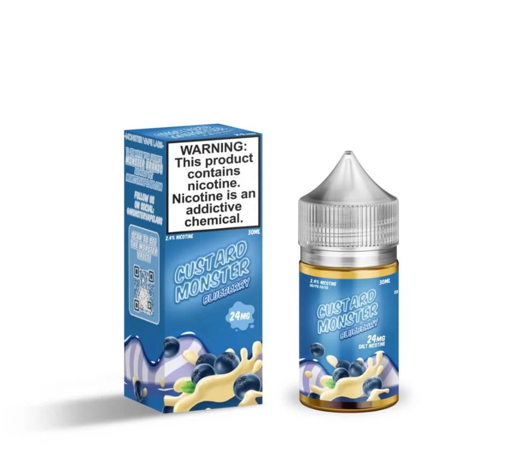 CUSTARD MONSTER SALT - BLUEBERRY 30ML