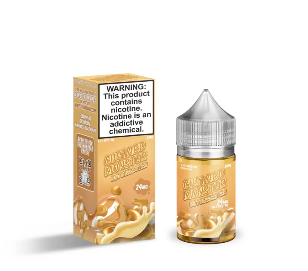 CUSTARD MONSTER SALT - BUTTERSCOTCH 30ML