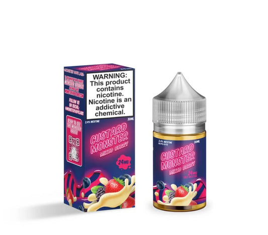 CUSTARD MONSTER SALT MIXED BERRY 30ML