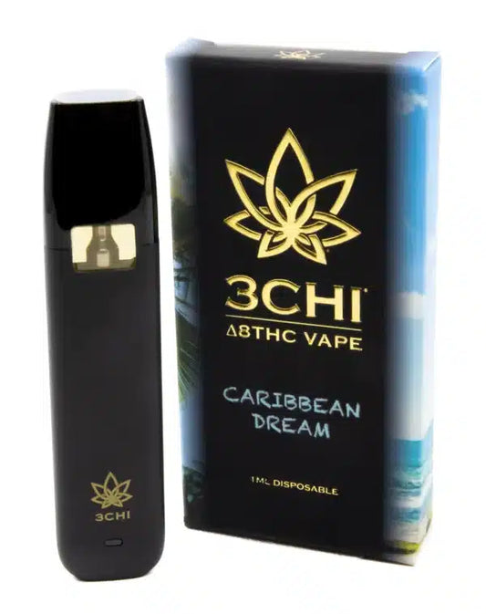 3CHI DELTA 8 THC VAPE DISPOSABLE 1ML - CARIBBEAN DREAM