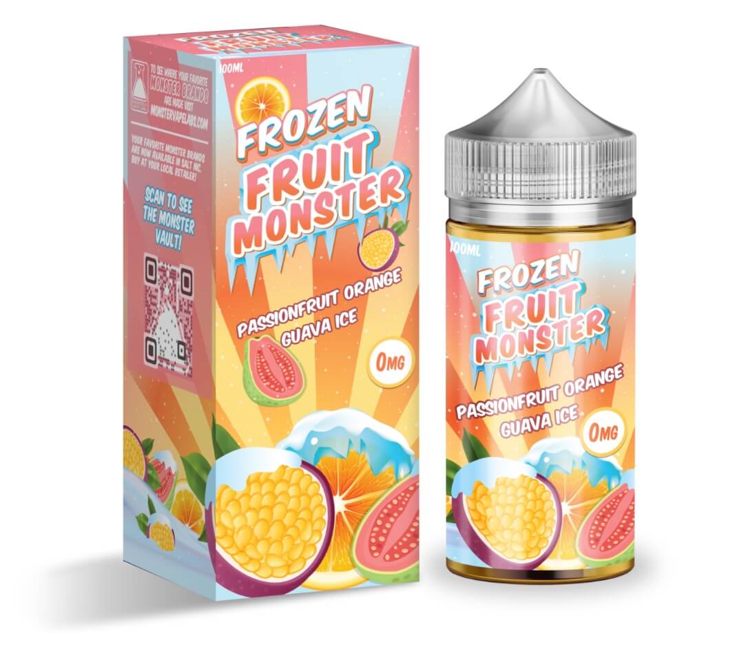 FROZEN FRUIT MONSTER - PASSIONFRUIT ORANGE GUAVA ICE 100ML